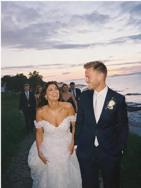 Brudeparet på dansegulvet